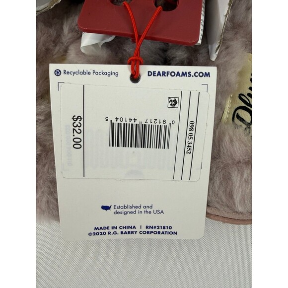 Dluxe by Dearfoams Women's Size 6 Slip On Sandal Slippers NWT - Picture 3 of 3